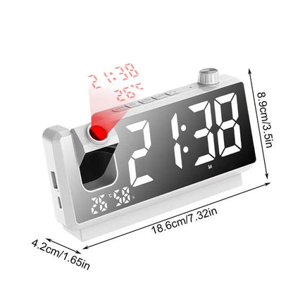 Ceiling Projection Clock Wireless Clocks Projection On Ceiling Wall 180 Degree Rotatable