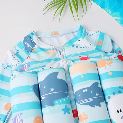 Children's Buoyancy Swimsuit One-piece Swimsuit for Kids Floating