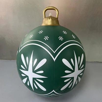 Outdoor Christmas Inflatable Decorated Ball 60cm PVC Giant Big Large Balls Xmas