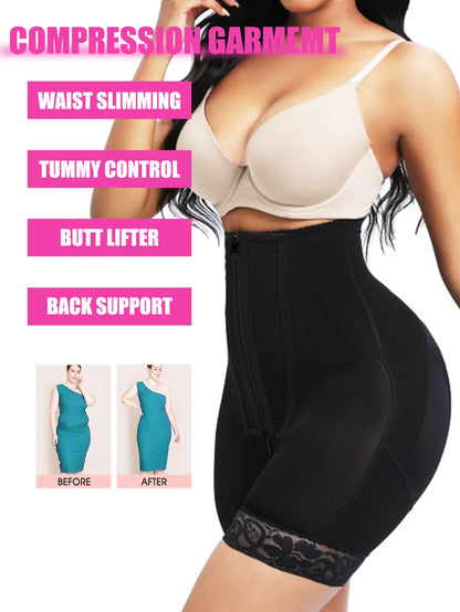 Women High Compression Girdles Waist Trainer High Waist Tummy Control Panties