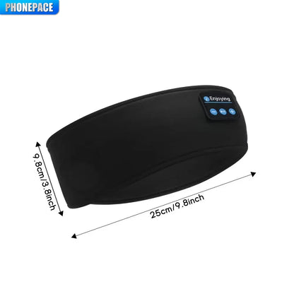 HOMEFISH BT Earphones Sports Sleeping Headband Elastic Wireless Headphones