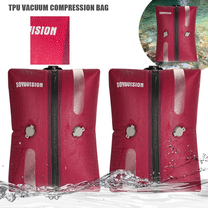 ¡Gran oferta! Bolsas de vacío de TPU S M L, bolsas de compresión al vacío reutilizables, equipaje impermeable