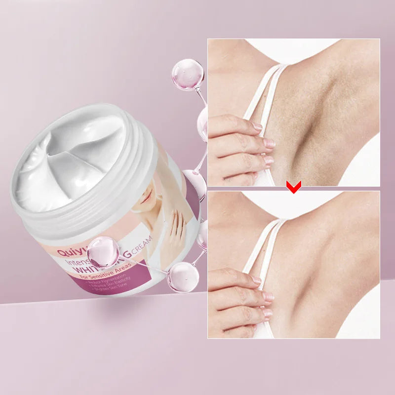 Crema blanqueadora para piel oscura, blanqueamiento de axilas, aclaramiento de axilas