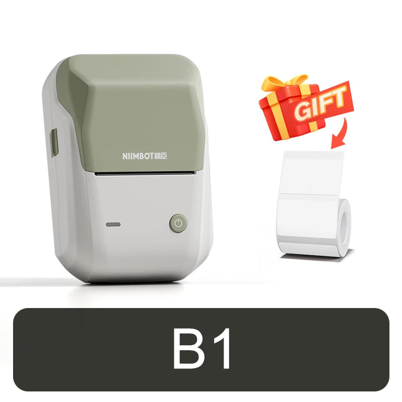 Label Printer Mini Bluetooth Sticker Maker Support Smartphones PC