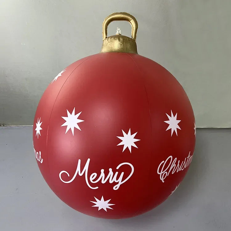 Outdoor Christmas Inflatable Decorated Ball 60cm PVC Giant Big Large Balls Xmas