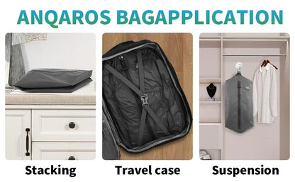 Bolsa de compresión al vacío de 17L con bomba de aire, bolsa de equipaje de viaje reutilizable