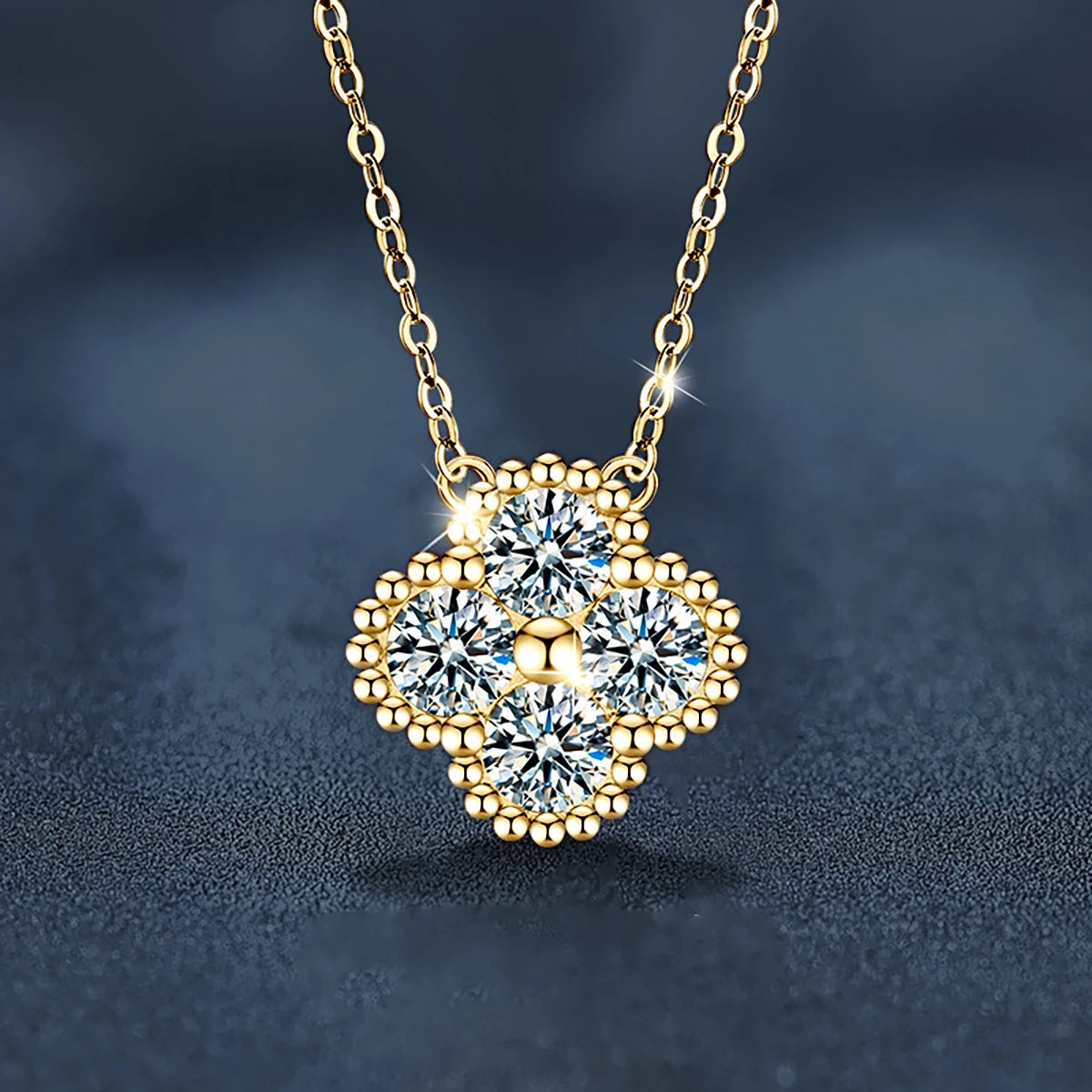 18k Gold Plated 925 Silver 3mm Moissanite Necklace Earrings Bracelet Sets 3 In 1
