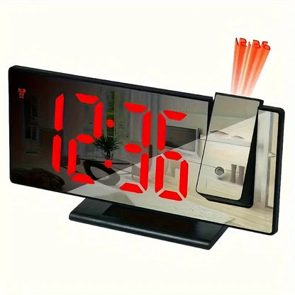 Projection alarm clock  multifunction Intelligent luminous clock Bedroom
