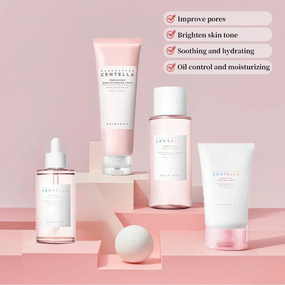 Suero facial tónico con ampolla de sal rosa fresca de productos originales de Centella coreana