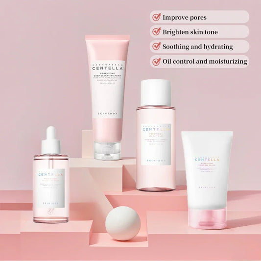 Korean Centella Original Products Pink Salt Fresh Ampoule Toner Facial Serum