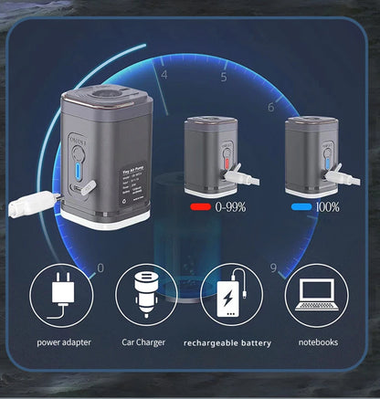 Portable Wireless Air Pump for Outdoor Cushions, Beds, and Yoga Balls.**
