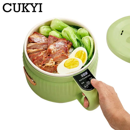 Olla arrocera inteligente portátil sartén eléctrica fideos taza hirviendo olla caliente