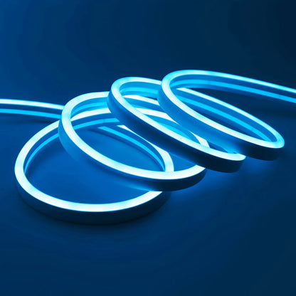 Solar LED Neon Strip Light 5m 10m DC 24V 120LED/m 2835 Flexible Lights 6x12mm Waterproofof