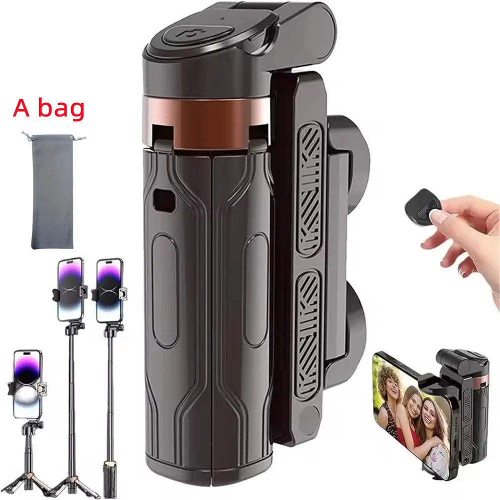 MEUYAG 2026 New Tripod,phone Stand with Bluetooth shutter,Wireless Selfie Stick brackets