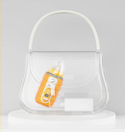 USB Charging Baby Bottle Warmer Bag Insulation Cover Heating Bottle