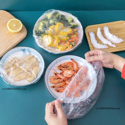 Funda de alimentos Plástico Colorido Envoltura Elástica Tapa Plato Bolsas de Embalaje de Cocina Bolsa de Almacenamiento