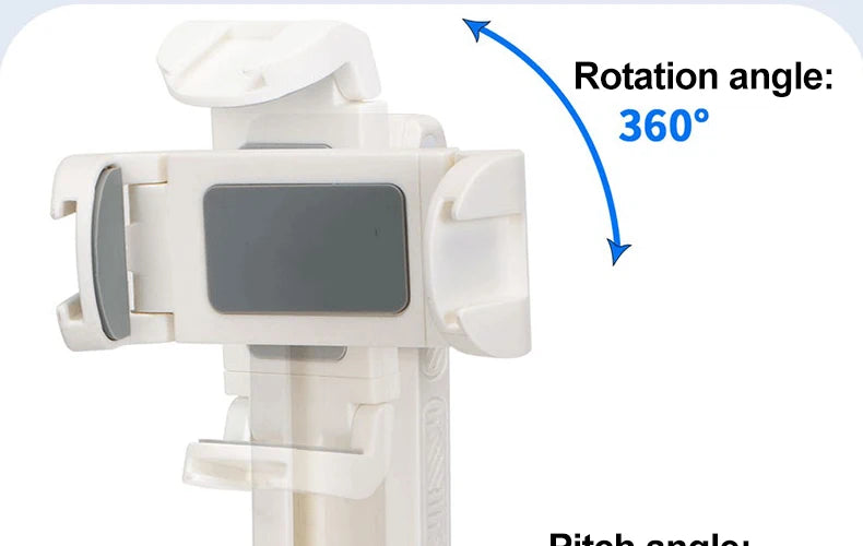 Palo selfi extensible para teléfono móvil, selfi con Bluetooth, soporte de trípode para smartphone