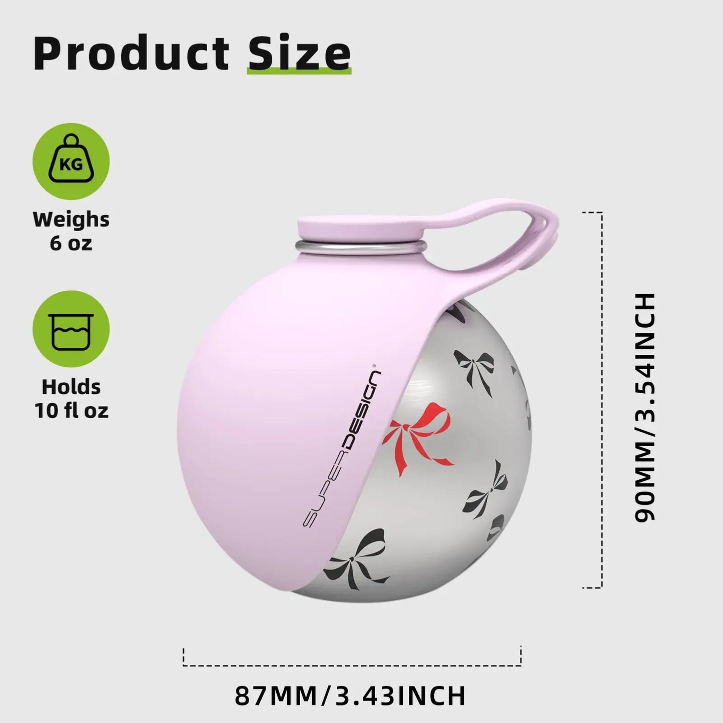 Pet Portable 285ML Water Bottle 304 Stainless Steel Foldable Basin Food-Grade Silicone Blue Pink Outdoor Pet Drinking Solution