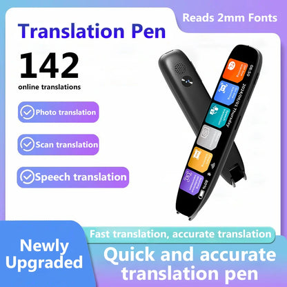 Translation Pen for Dyslexia Scanner Reading Pen 142 Text to Speech Smart Recording