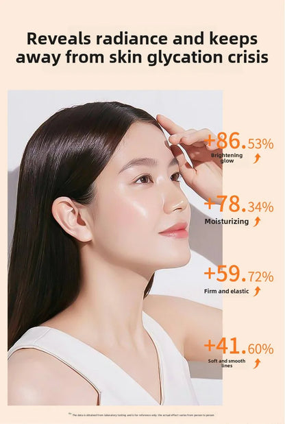 As ampolas faciais antirrugas de astaxantina removem manchas escuras e clareiam a melanina.