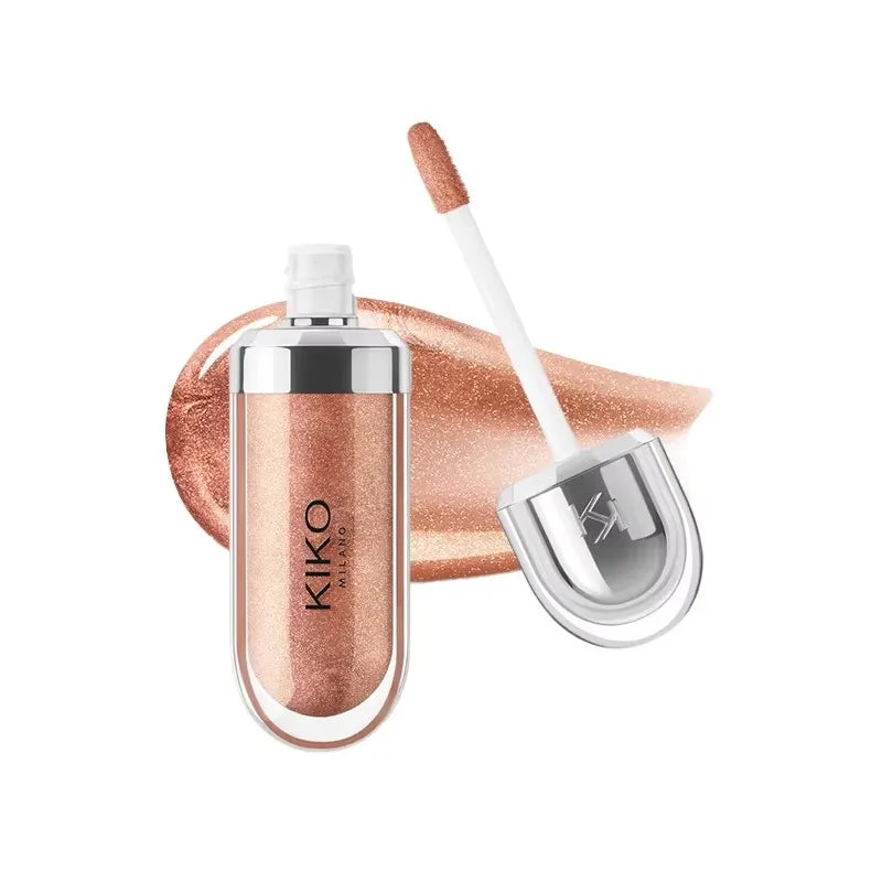 KIKO 3D Hydra Lipgloss Mirror Lip Glaze Shimmer Moisturizing Pearlescent Color Liquid