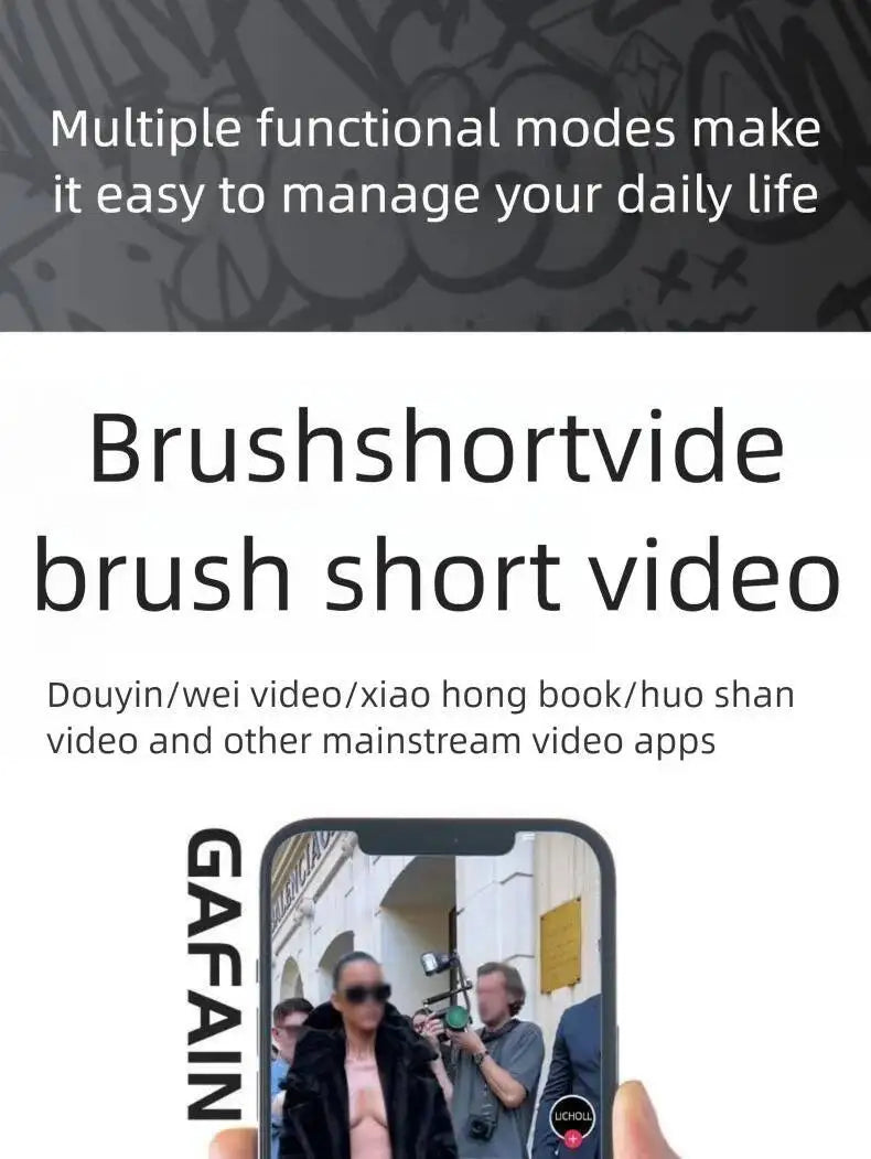 Ring Mouse Multifunctional Remote Control TikTok Youtube Browsing E-book Page