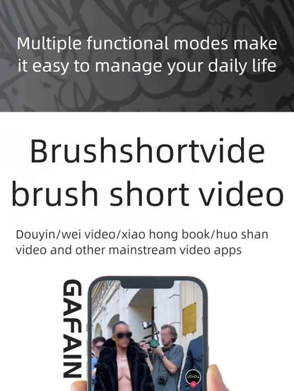 Ring Mouse Multifunctional Remote Control TikTok Youtube Browsing E-book Page