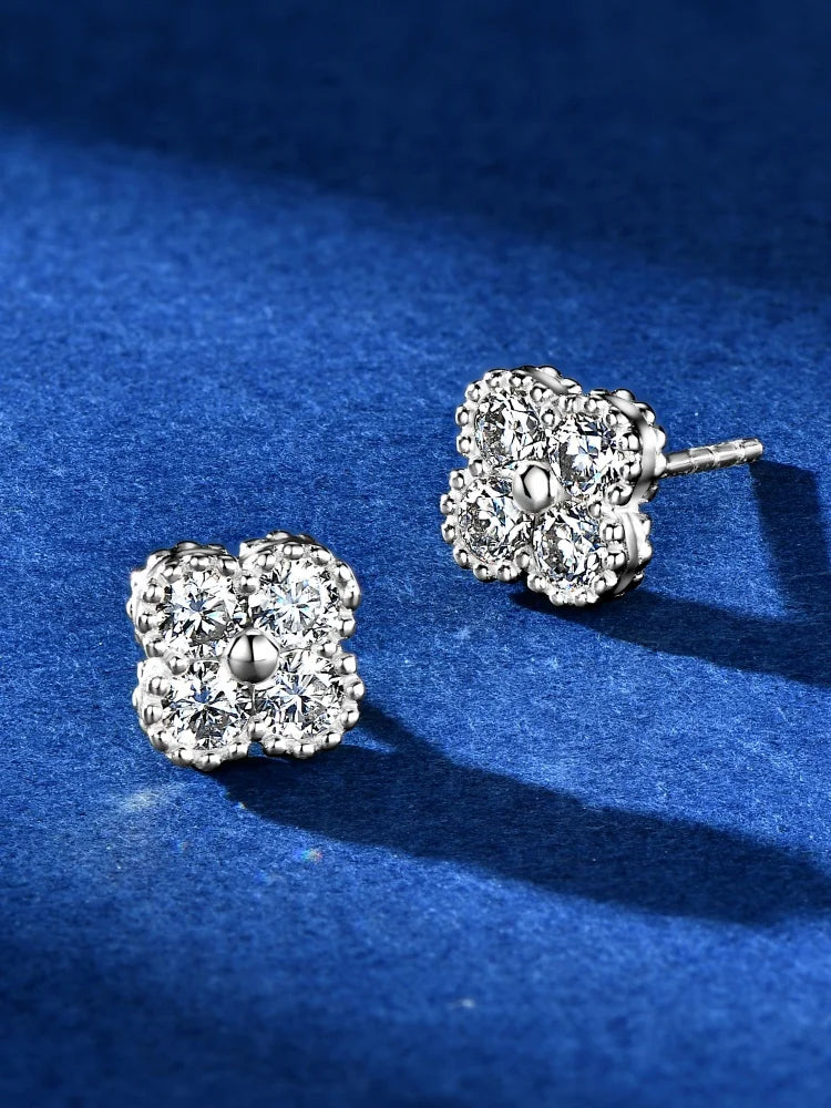 18k Gold Plated 925 Silver 3mm Moissanite Necklace Earrings Bracelet Sets 3 In 1