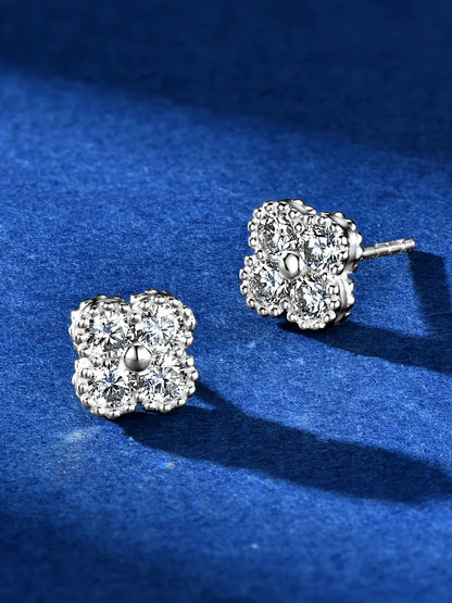 18k Gold Plated 925 Silver 3mm Moissanite Necklace Earrings Bracelet Sets 3 In 1