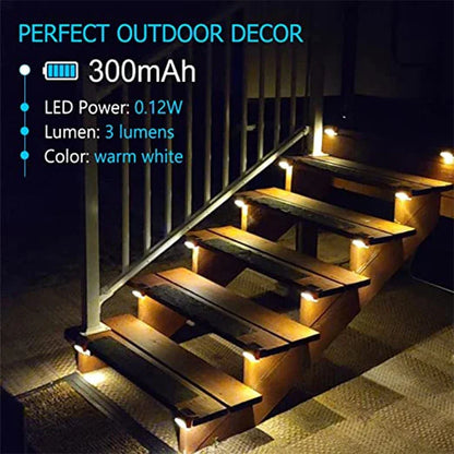 1~20PCS Luz solar para terraza, exterior, IP65 impermeable, lámparas solares para jardín