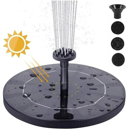 Solar Fountain Pump Floating Solar Panel Bird Baths Water Fountain