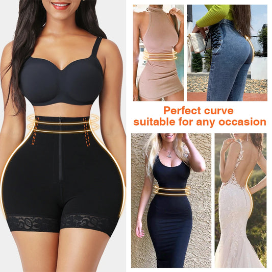 Fajas Colombianas Waist Trainer Butt lifter Body Shapewear Corset Push Up High Waist