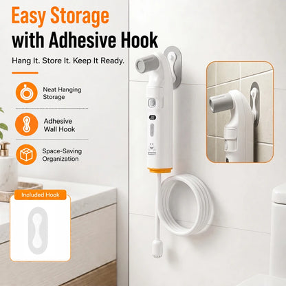 Electric Portable Bidet, 2-in-1 Shower & Bidet Nozzle, Rechargeable Travel Sprayer