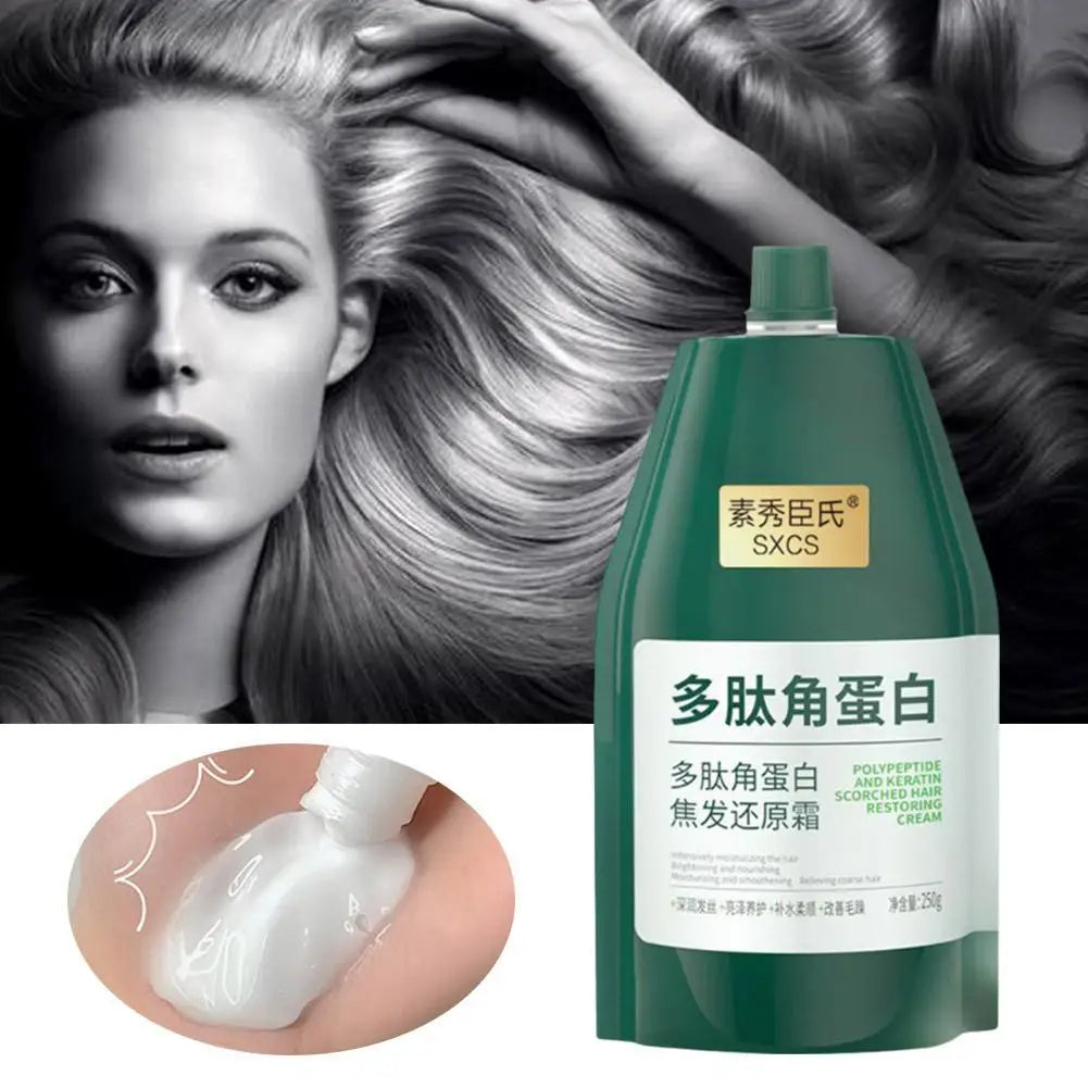250g Polypeptide Keratin Deep Conditioner Hair Mask Keratin Hair Restoring Cream