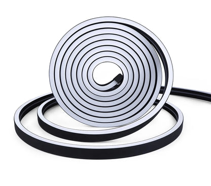 Black Silicone Tube Neon Light LED Strip with RF Remote Control/Sweep Motion/Touch Sensor