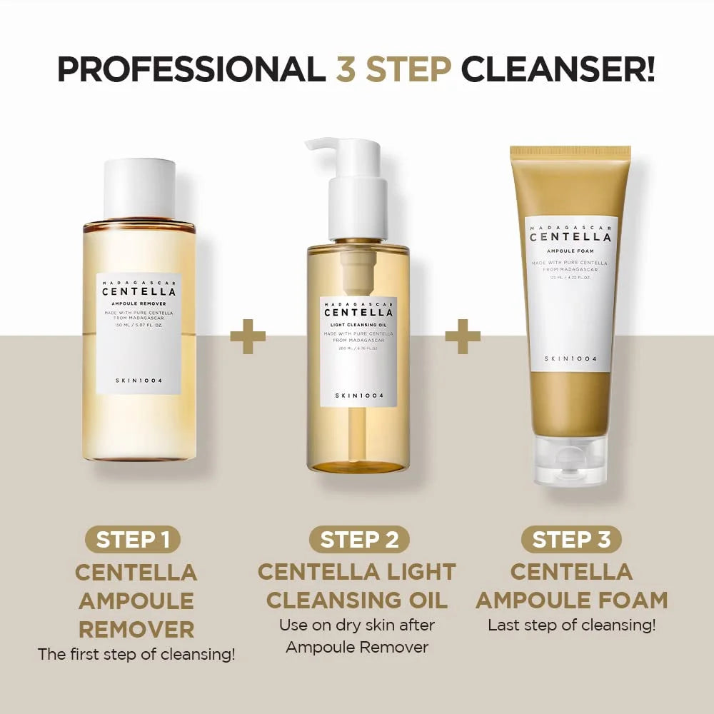 Suero limpiador facial con ampolla de centella coreana Skin1004 