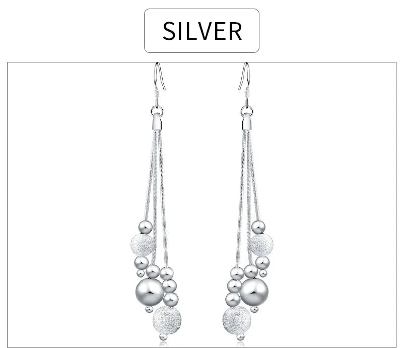 Elegant Classic Blue Zirconia 925 Silver Jewelry Set