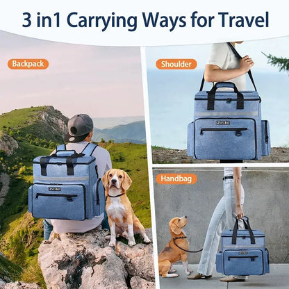 Petskd Outdoor Dog Organizer Bag with Bowl Set: Your Ultimate Travel Companion!