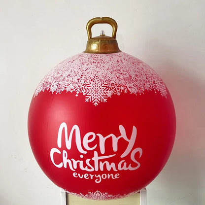 Outdoor Christmas Inflatable Decorated Ball 60cm PVC Giant Big Large Balls Xmas