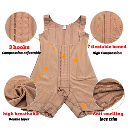 Fajas Colombian Girdles Post Lipo Surgical Reducing Shapers Postpartum Stage 2 BBL