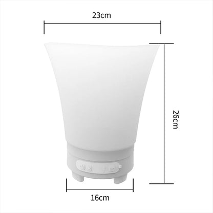 5L RGB LED Ice Bucket with Bluetooth speaker Waterproof Plastic Light Up Champagne beer