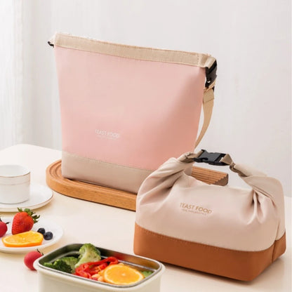 Portable Lunch Bags Outdoor Picnic Bag Insulated Bento Bags Handbag Shoulder Storage Bags