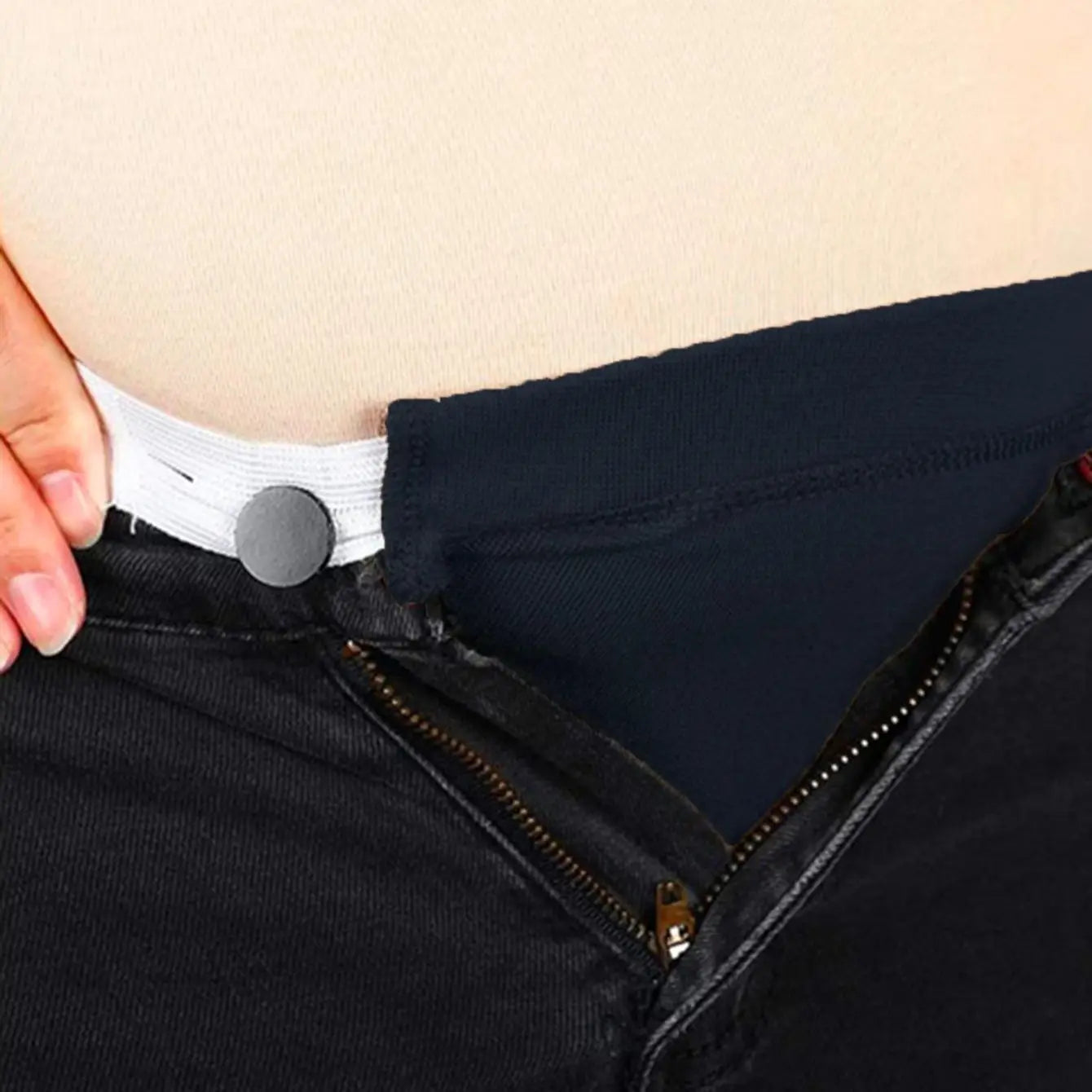 Women Adjustable Elastic Maternity Pregnancy Waistband Belt Waist Extender