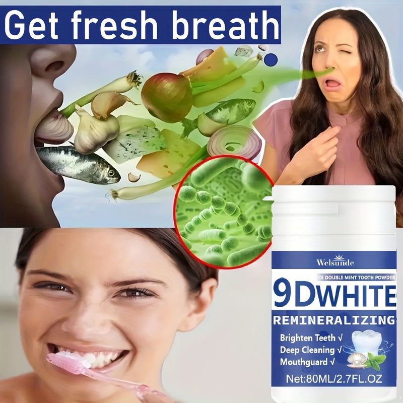 9D White Remineralizing Hydroxyapatite Tooth Powde