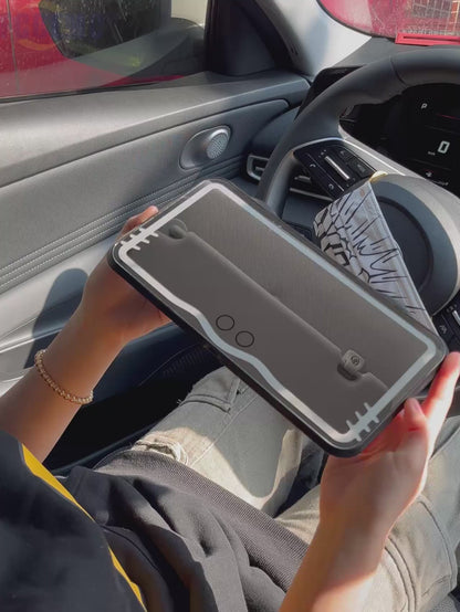 Espejo de vanidad para visera de coche, espejo de maquillaje con 3 modos de luz y 60 LED