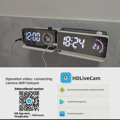 4K &amp; 1080P HD WiFi Clock Camera – Smart, Secure, Invisible.