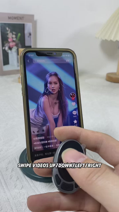 TikTok remote, scrolling ring, finger mouse, bluetooth page turner