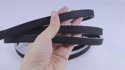 Black Silicone Tube Neon Light LED Strip with RF Remote Control/Sweep Motion/Touch Sensor