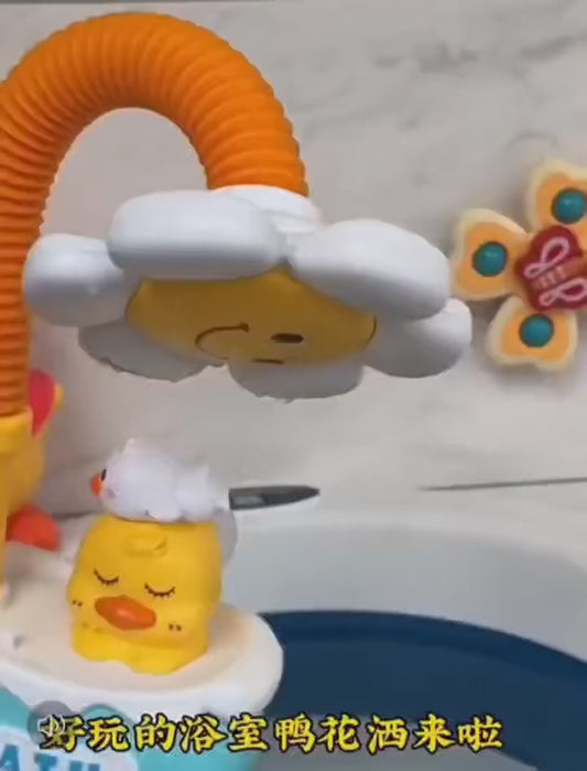 Baby Bath Toy Clouds Duck Model Bathing Cute Swimming Water Game